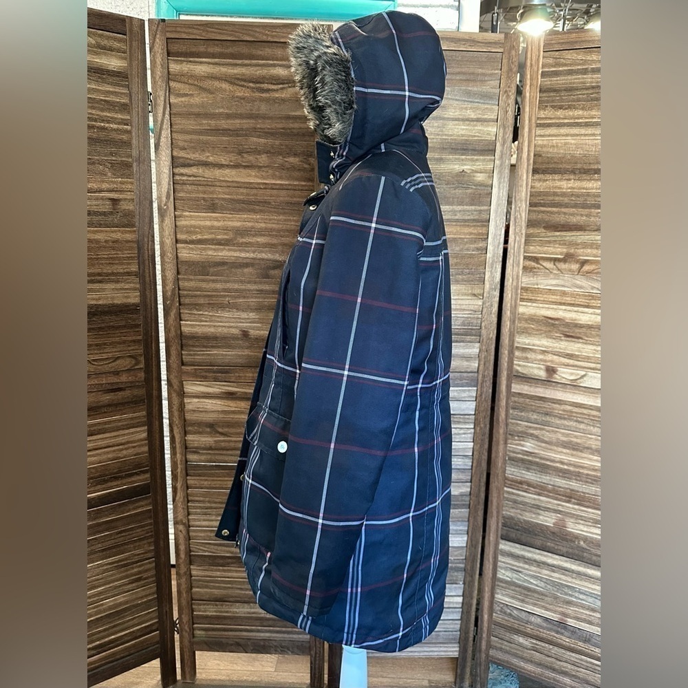 Tommy Hilfiger Plaid Parka - Picture 5 of 10
